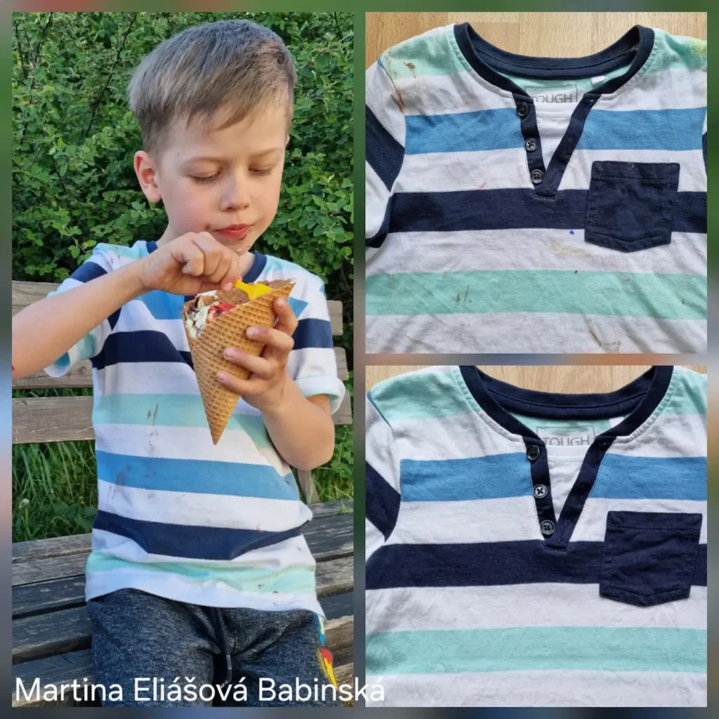 Jak vyprat fleky od zmrzliny